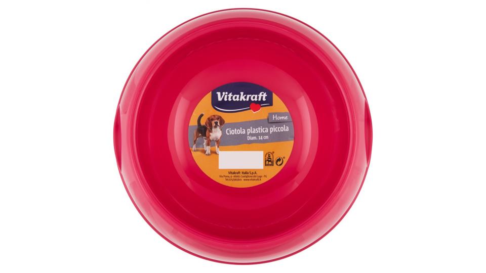 Vitakraft Home Ciotola plastica piccola Diam.