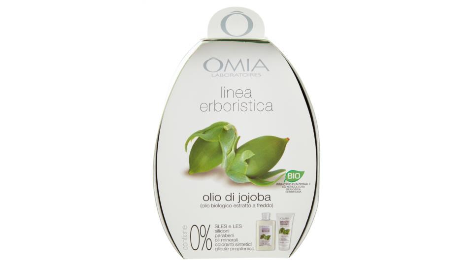 Omia Laboratoires linea erboristica olio di jojoba Bagno Seta 400 ml + Crema Corpo