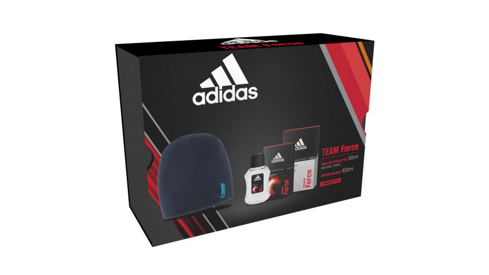 ADIDAS CAP TEAM F + EDT 50ml + AS