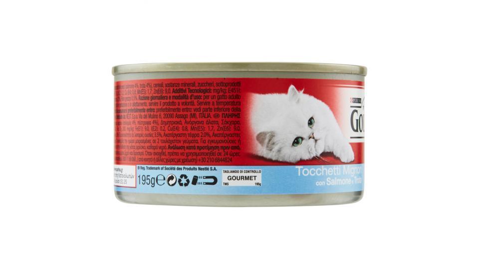 PURINA GOURMET Gatto Sigillo Oro Tocchetti Mignon con Salmone e Trota lattina