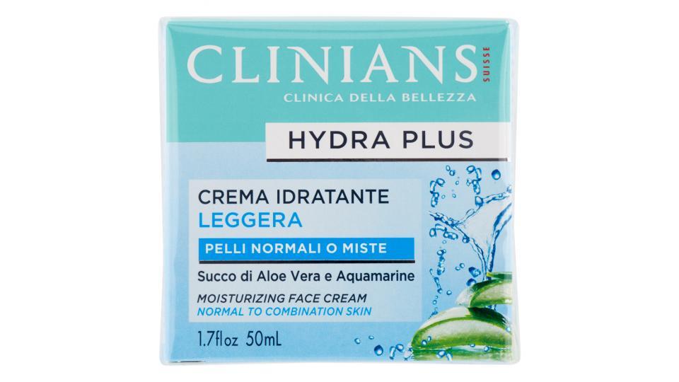 Clinians Hydra Plus Crema Idratante Leggera Pelli Normali o Miste