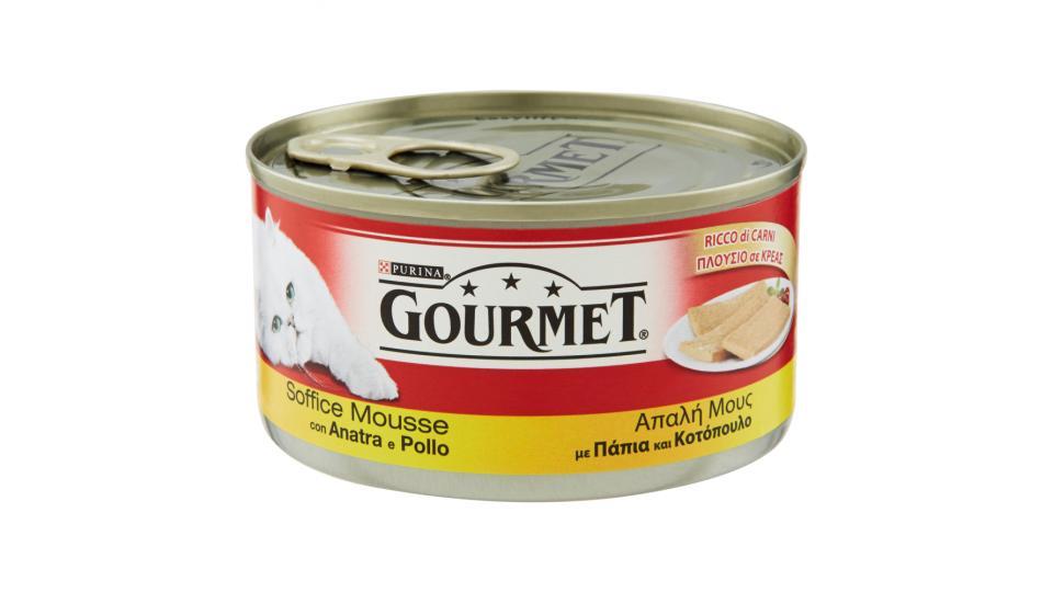 PURINA GOURMET Gatto Sigillo Oro Soffice Mousse con Anatra e Pollo lattina