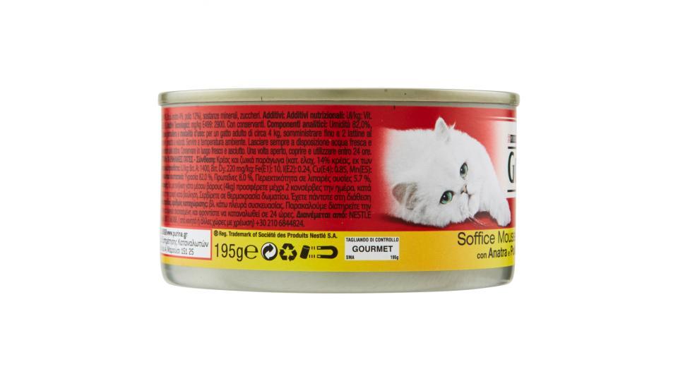 PURINA GOURMET Gatto Sigillo Oro Soffice Mousse con Anatra e Pollo lattina