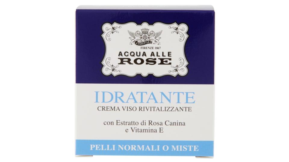 Acqua alle Rose Idratante Crema Viso Rivitalizzante Pelli Normali o Miste