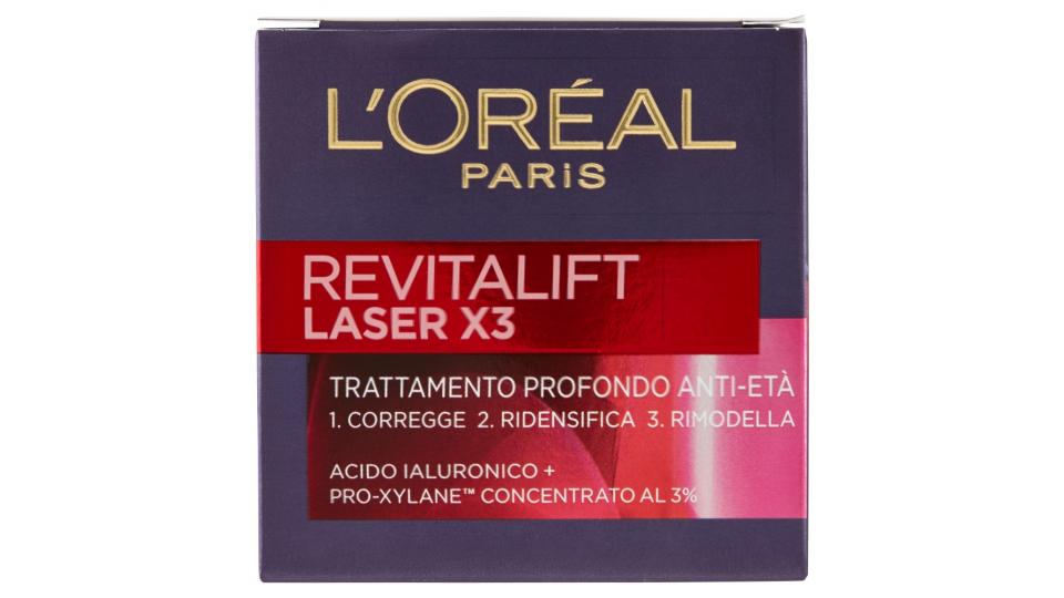 L'Oréal Paris Revitalift Laser X3 Trattamento Profondo Anti-Età