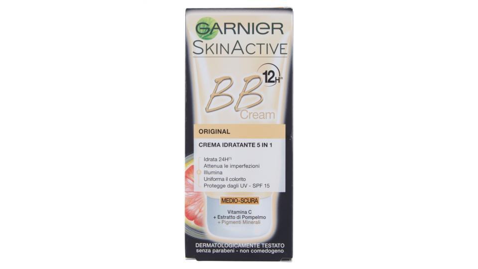 Garnier BB Cream original perfezionatore di pelle 5 in 1 medio-scura
