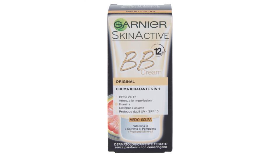Garnier BB Cream original perfezionatore di pelle 5 in 1 medio-scura
