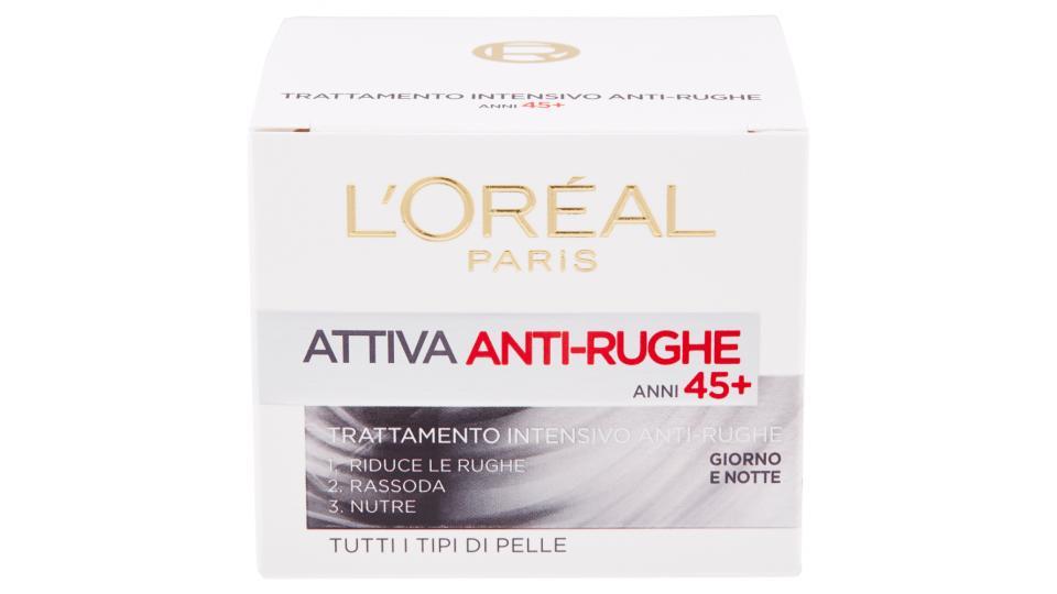 L'Oréal Paris Attiva Anti-Rughe Trattamento intensivo anti-rughe anni 45+ giorno e notte