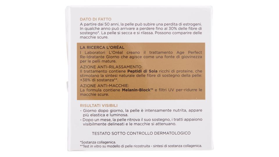 L'Oréal Paris Age Perfect Trattamento re-idratante giorno pelli mature