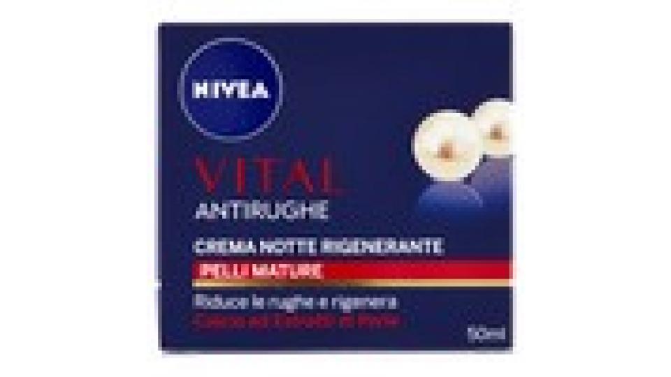 Nivea Vital Antirughe crema notte rigenerante pelli mature