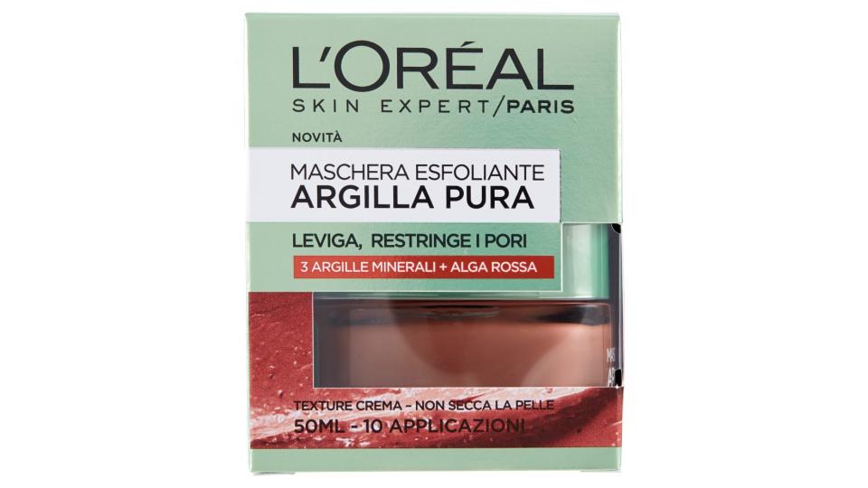 L'Oréal Skin Expert/Paris Argilla Pura Maschera Esfoliante