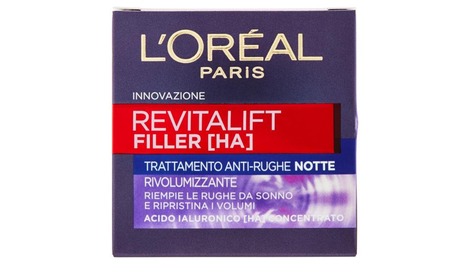 L'Oréal Paris Revitalift Filler [HA] Trattamento Anti-Rughe Notte
