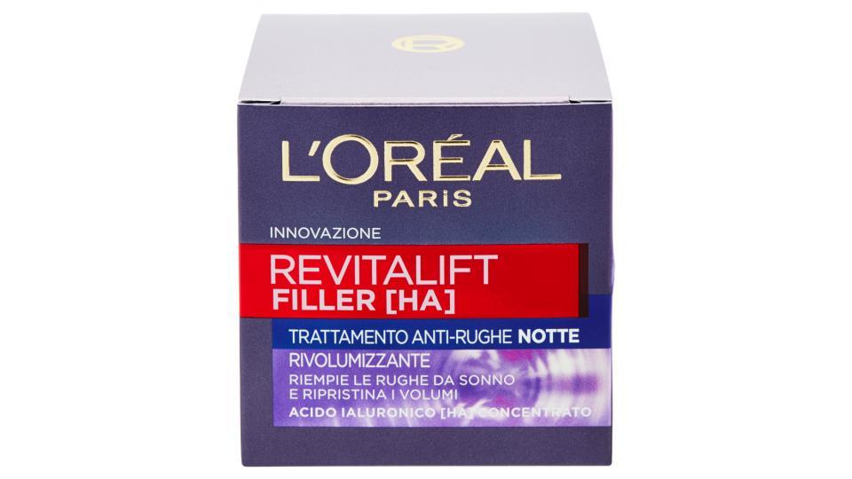 L'Oréal Paris Revitalift Filler [HA] Trattamento Anti-Rughe Notte