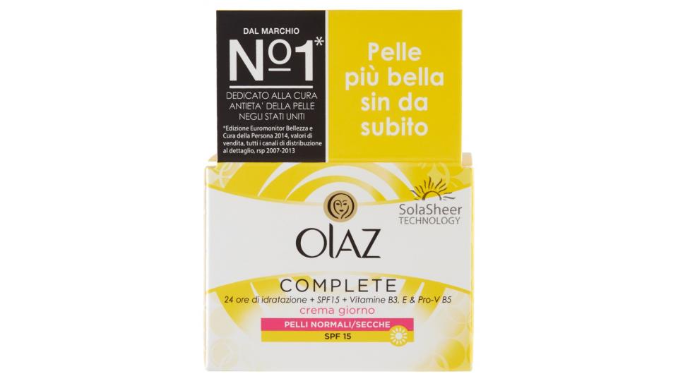Olaz Complete - Crema Giorno - Pelli Normali/Secche - SPF 15