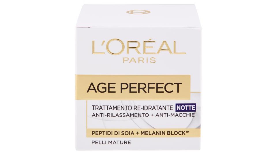 L'Oréal Paris Age Perfect Trattamento re-idratante notte pelli mature