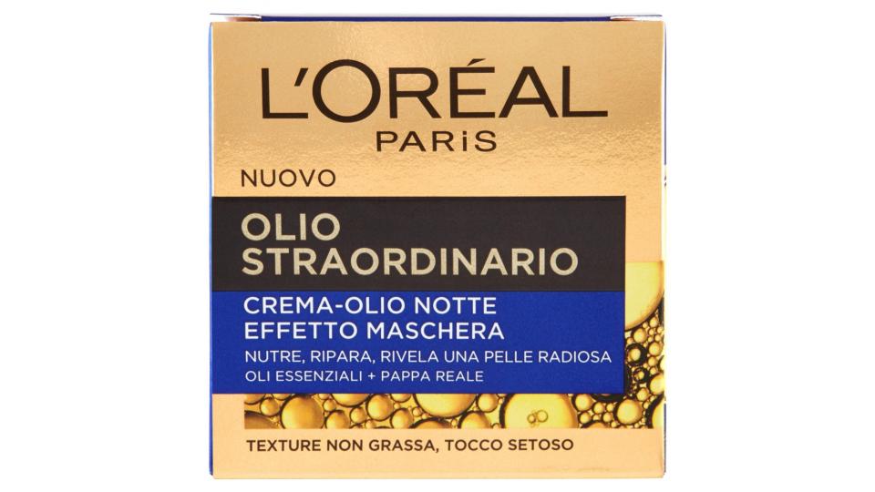 L'Oréal Paris Olio Straordinario Crema-Olio Notte Effetto Maschera