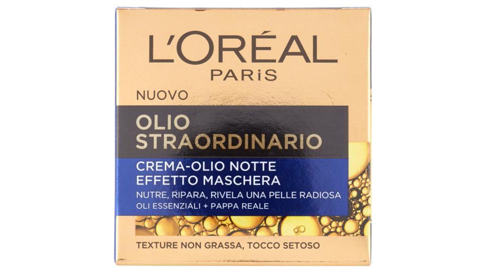 L'Oréal Paris Olio Straordinario Crema-Olio Notte Effetto Maschera