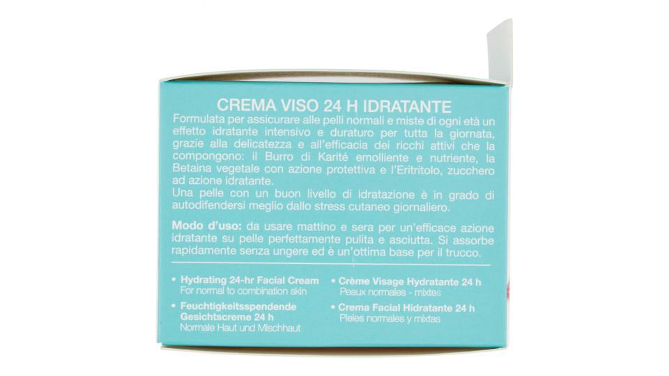 I Provenzali Bio Crema Viso 24h Idratante all'Olio di Rosa Mosqueta Pelli normali-miste