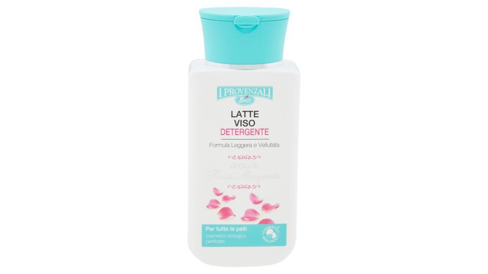 I Provenzali Bio Latte Viso Detergente all'Olio di Rosa Mosqueta per tutte le pelli