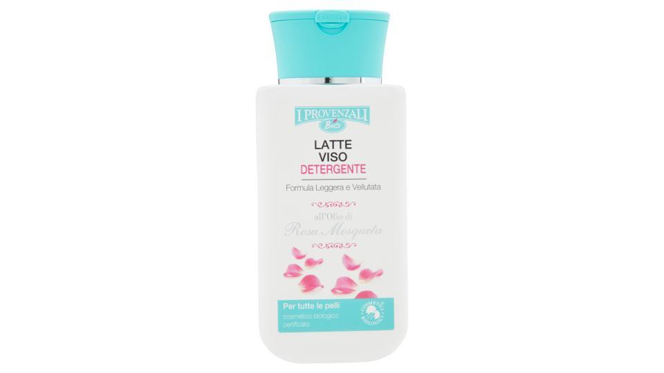 I Provenzali Bio Latte Viso Detergente all'Olio di Rosa Mosqueta per tutte le pelli