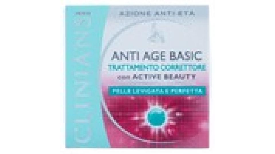 Clinians Anti age basic Trattamento correttore con active beauty