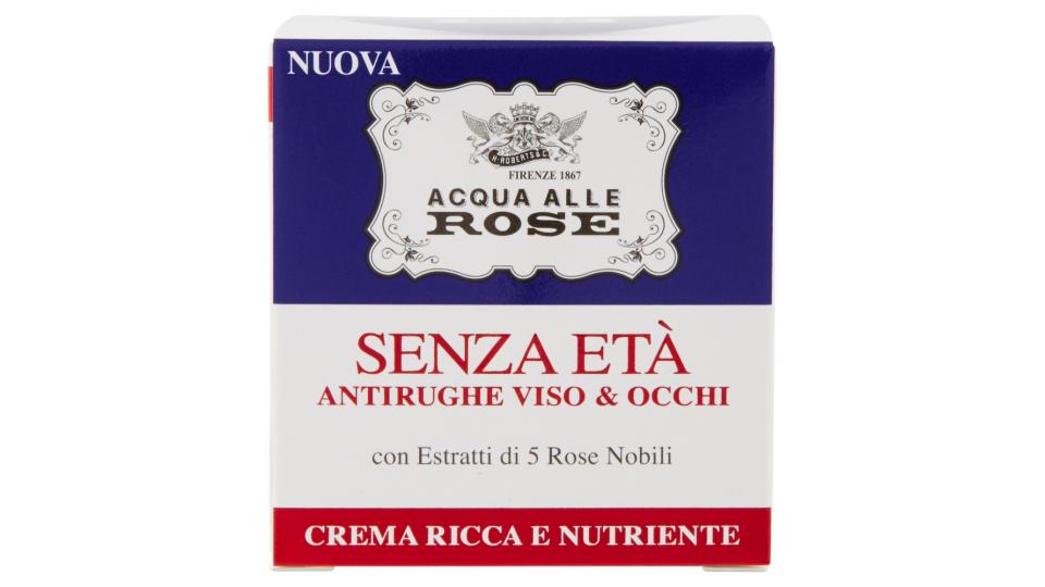 Acqua alle Rose Senza Età Antirughe Viso & Occhi Crema Ricca e Nutriente