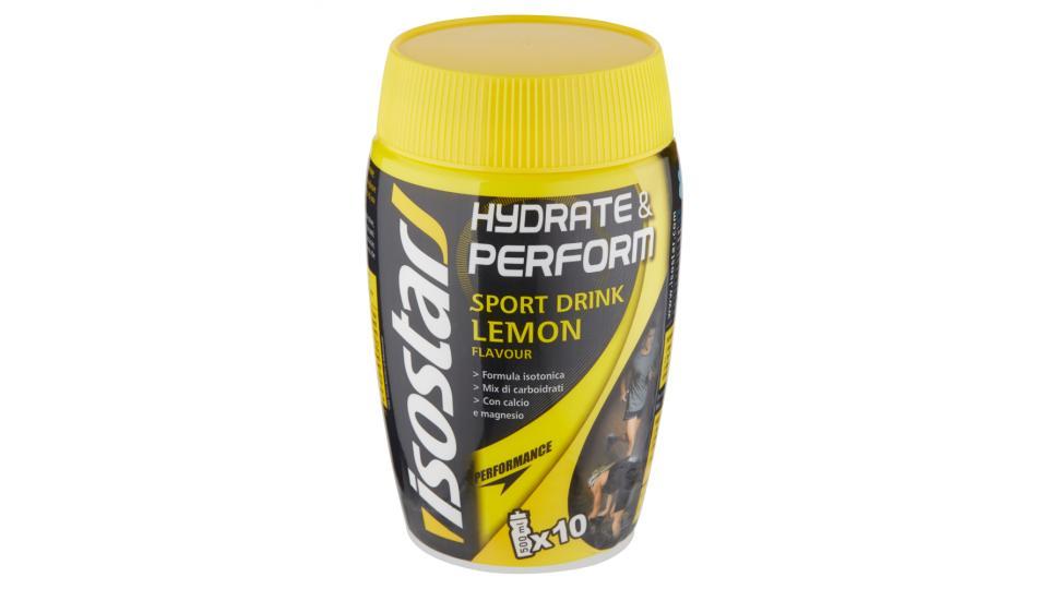 Isostad Hydrate & perform sport drink lemon