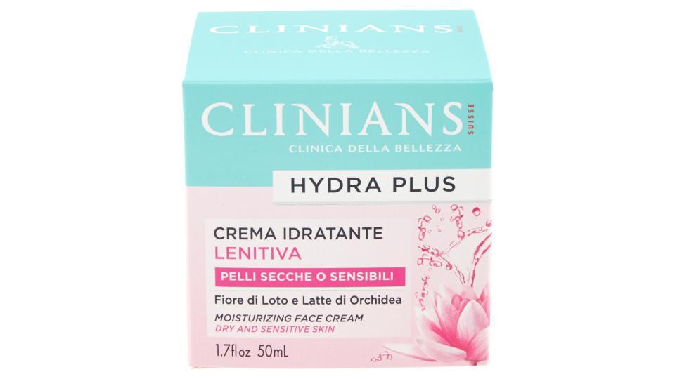 Clinians Hydra Plus Crema Idratante Lenitiva Pelli Secche o Sensibili