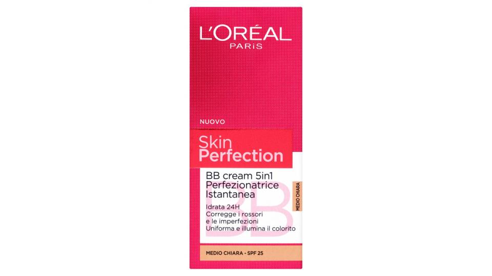 L'Oréal Paris Skin Perfection BB cream 5in1 perfezionatrice istantanea medio chiara - SPF 25