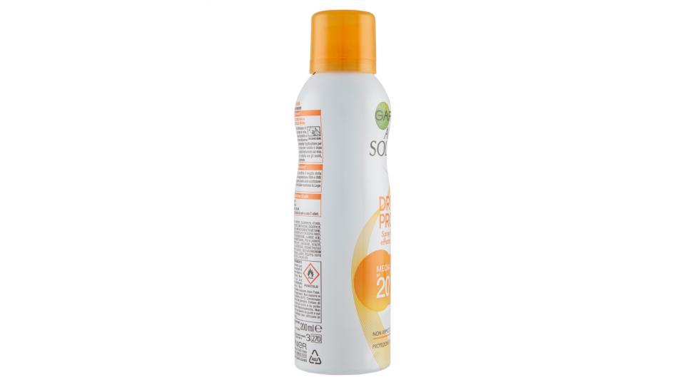 Garnier Ambre Solaire Dry Protect - Spray effetto pelle asciutta IP 20