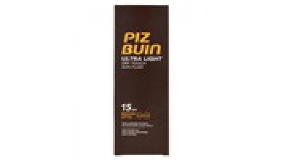 Piz Buin Ultra light dry touch sun fluid 15 SPF protezione media