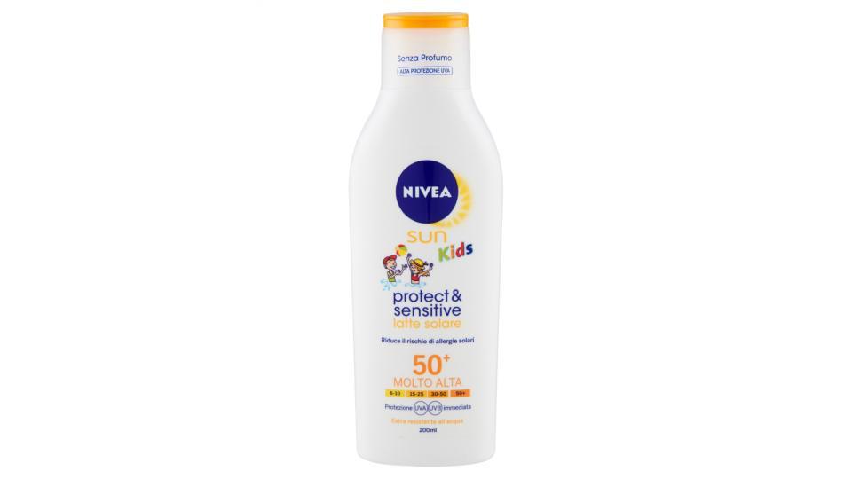 Nivea sun Kids protect & sensitive latte solare 50+ Molto Alta