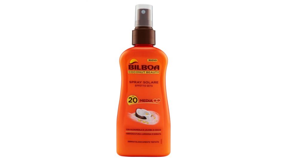 Bilboa Coconut Beauty Spray Solare SPF 20 Media