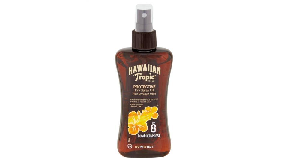 Hawaiian Tropic Protective dry spray oil SPF 8 bassa