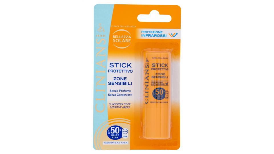 Clinians Bellezza Solare Stick Protettivo Zone Sensibili SPF 50+ Molto Alta