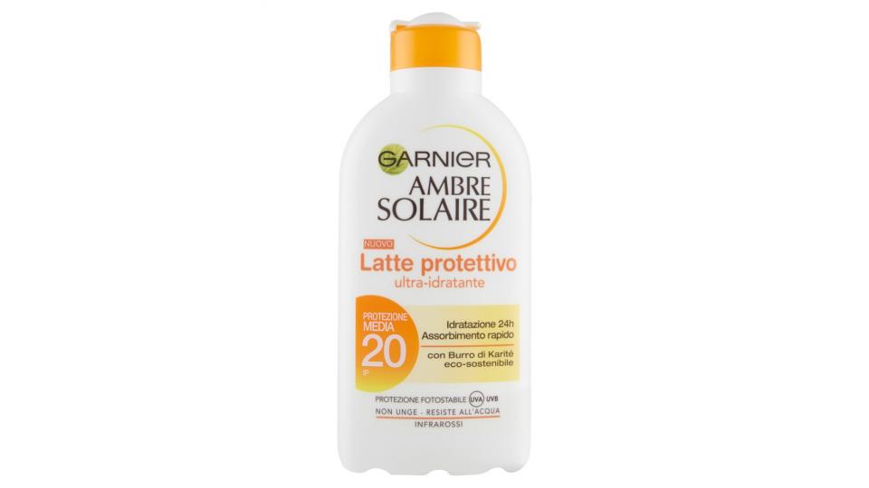 Garnier Ambre Solaire - Latte protettivo ultra-idratante IP 20