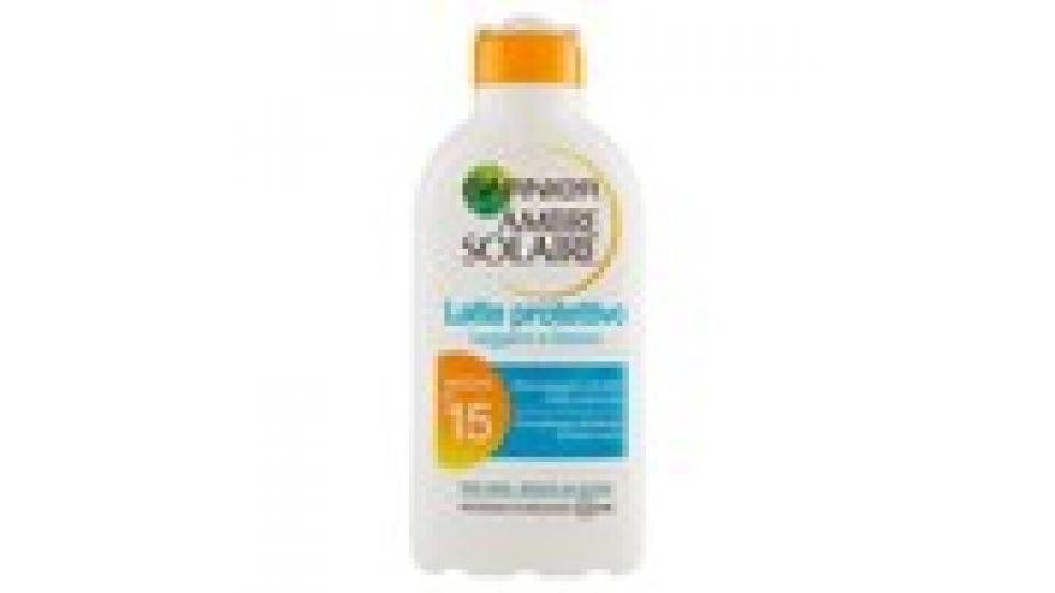 Garnier Ambre Solaire Leggero&Setoso - Latte protettivo IP 15