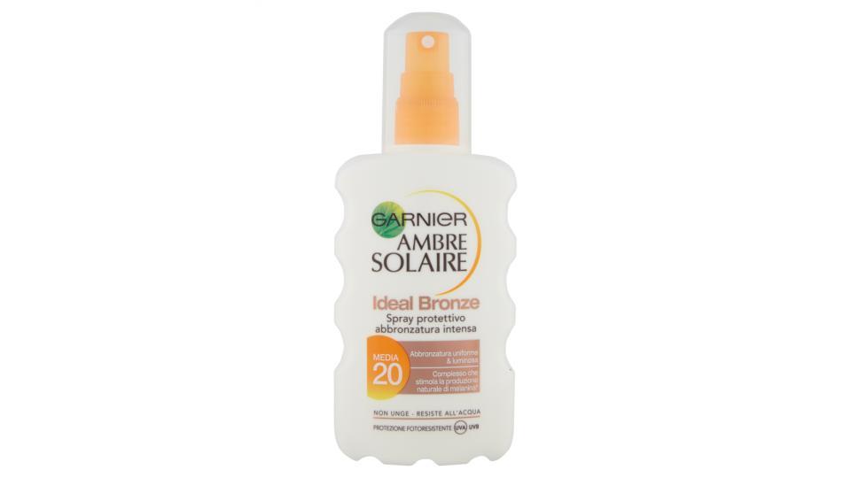 Garnier Ambre Solaire Ideal Bronze - Spray protettivo abbronzatura intensa IP 20