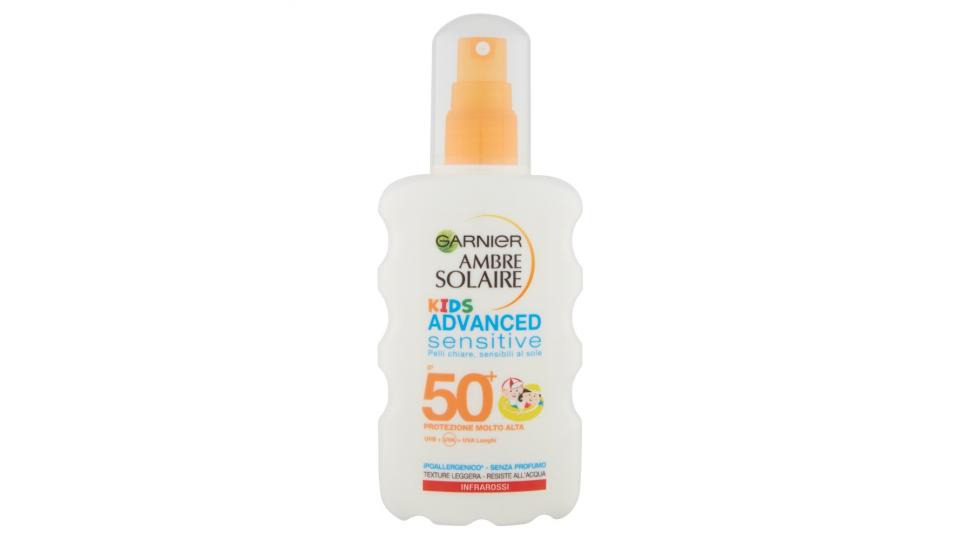 Garnier Ambre Solaire Advanced Sensitive bambini - Spray protettivo IP 50+