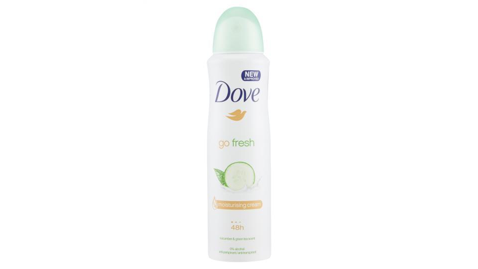 Dove Deodorante go fresh profumo di cetriolo e tè verde spray