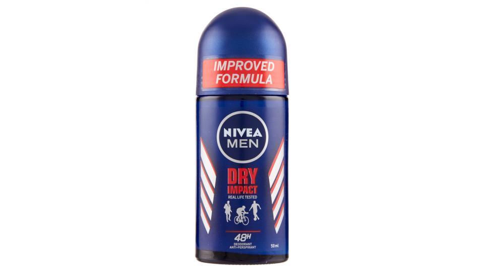 Nivea Men Dry Impact Plus Deodorante roll-on