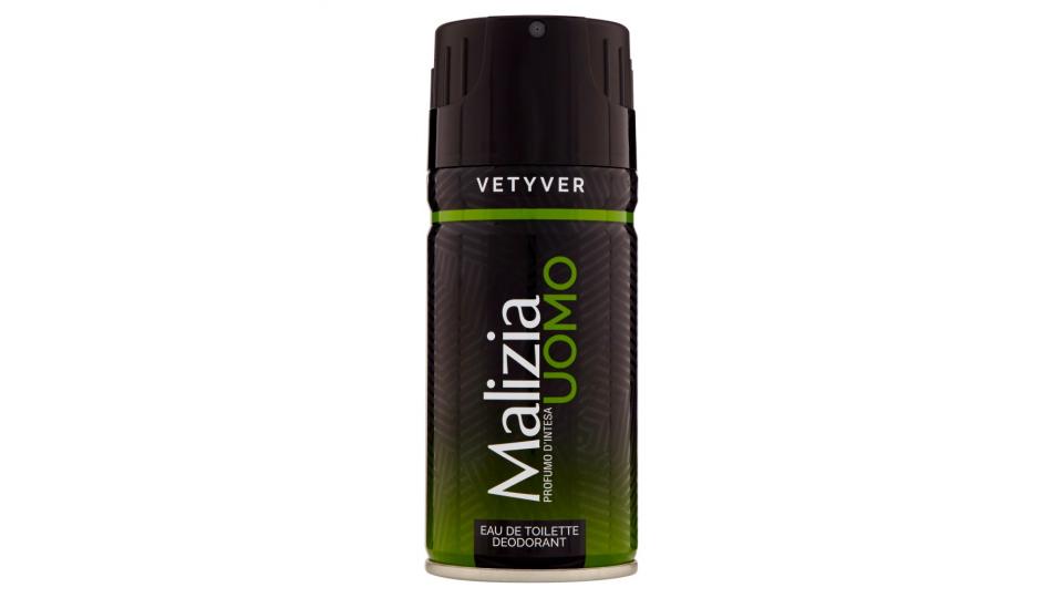 Malizia Uomo Vetyver Eau de toilette deodorant