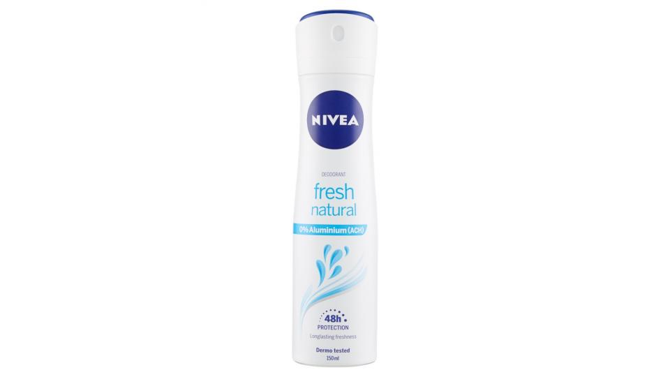 Nivea fresh natural deodorante spray