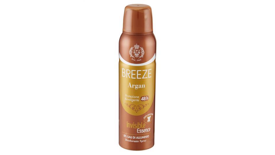 Breeze Argan Invisible Essence Deodorante Spray