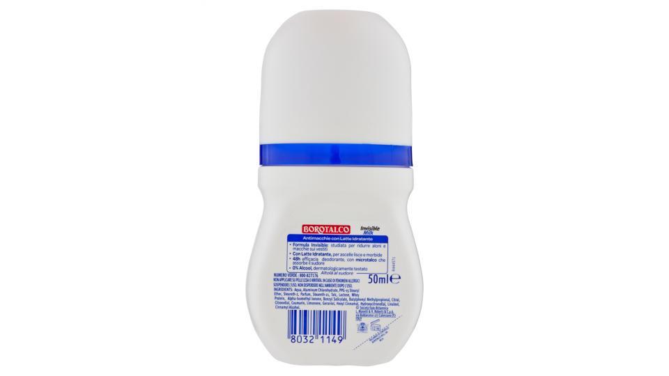 Borotalco Invisible Milk Deo Roll On