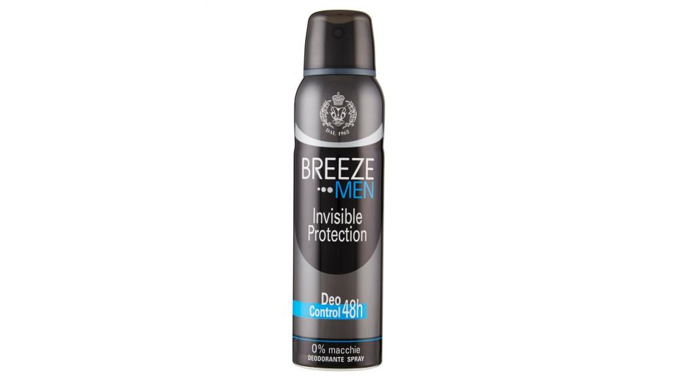 Breeze Men Invisible Protection Deodorante Spray
