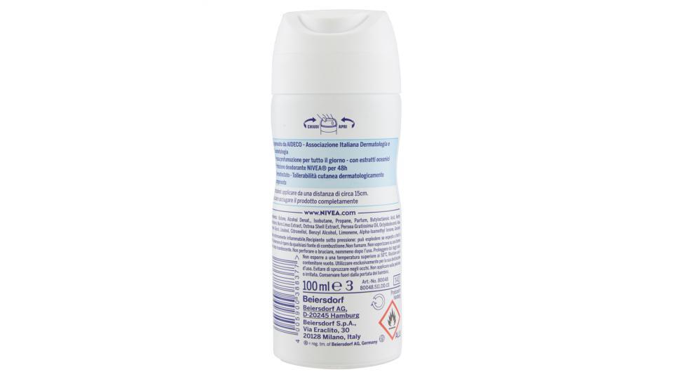 Nivea Pocket fresh natural deodorante spray