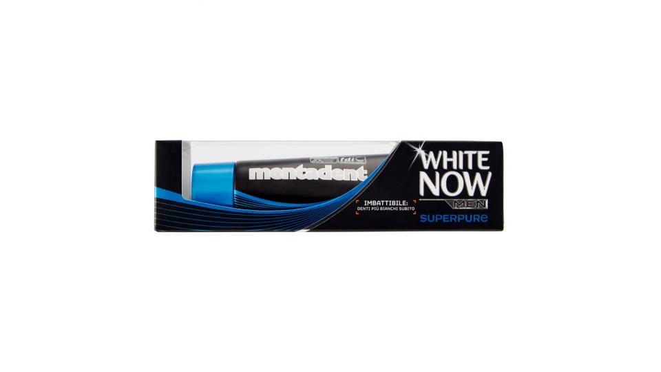 Mentadent White now men superpure