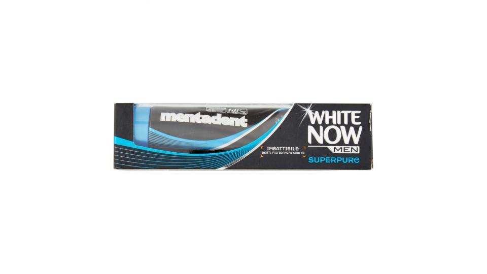 Mentadent White now men superpure