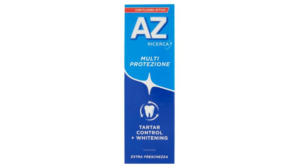 AZ Ricerca Dentifricio Multi Protezione Tartar Control + Whitening